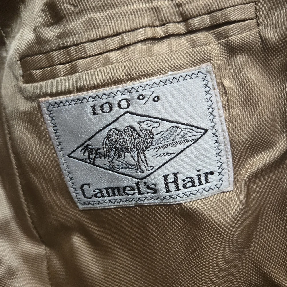 J. G. Hook Camel Hair Coat Size 40R